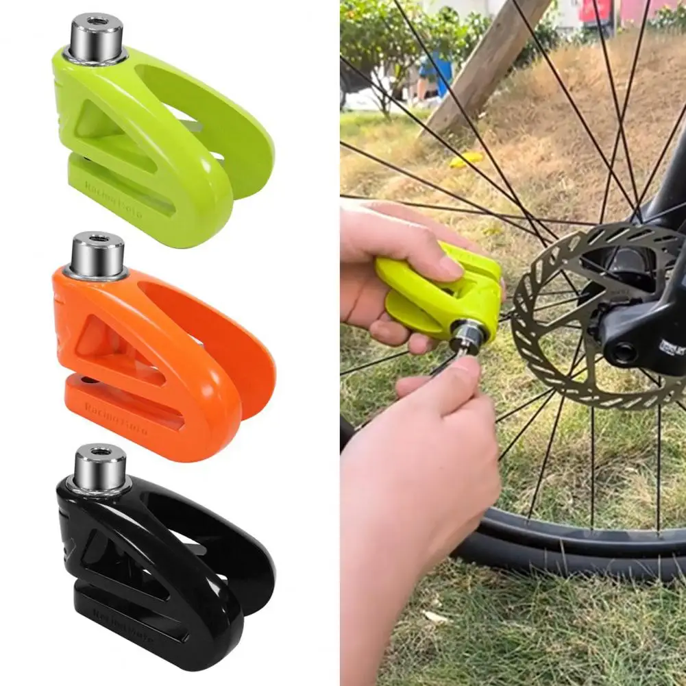 

Mountain Bike Disc Brake Lock Triangle Press Type Mini Portable Anti-Theft Duty Motorcycle Security Disc Lock Cycling Equipment