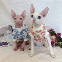 cc sphinx clothes for hairless cat apparel autumn winter devon rex sweater thicken double sided velvet soft sphynx cat clothes
