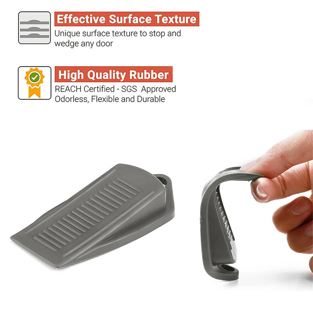 

Door Stop Door Stopper Anti-bump Anti-collision Stopper Door Rear Retainer Reusable Shock Absorbent Household Hardware