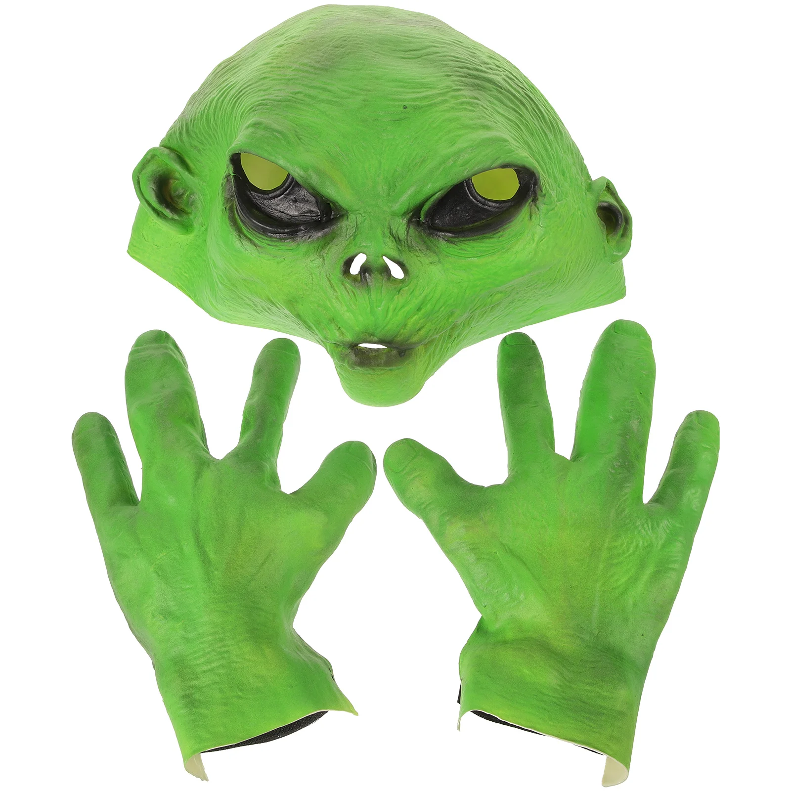 

Masquerade Mask Gloves Masquerade Party Full Head ​mask Cosplay Scary Emulsion Adult