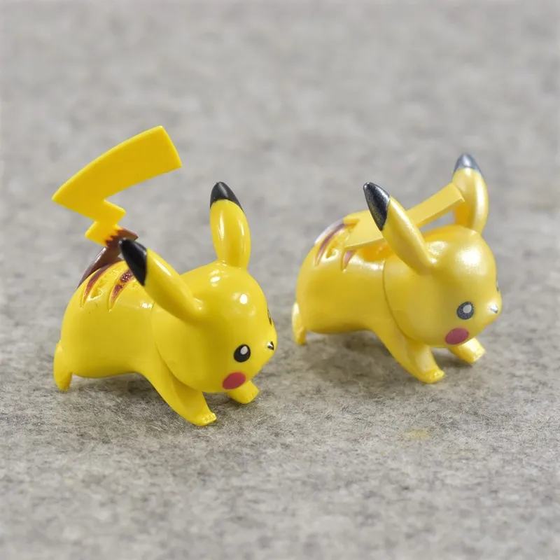 

Pokemon Hat Pikachu Ornament Running Doll Action Figure Holiday Dress UpTable Decoration Car Accessories Children's Day Gifts