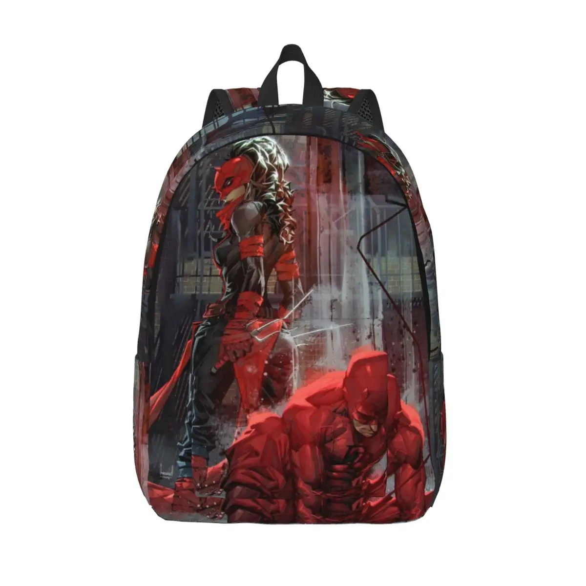 Холщовый рюкзак Elektra &amp Daredevil на заказ для мужчин и женщин модная сумка книг школы