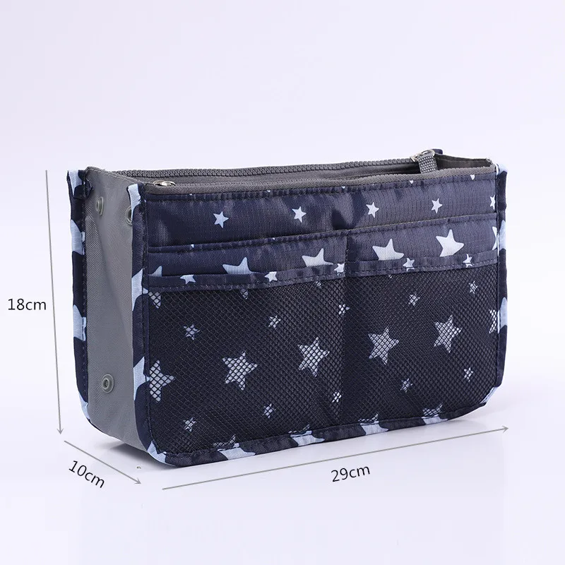 2022 New Large Capacity Cosmetic Bag Thicken Travel Accessories Nylon Travel Insert Organizer Handbag Purse Makeup Bag For Women