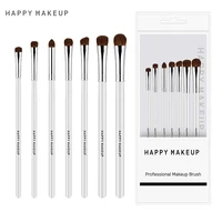 happymakeup 7 eyeshadow brush set smokey makeup affordable eye pony hair factory makeup brushes makeup brush set eyeshadow