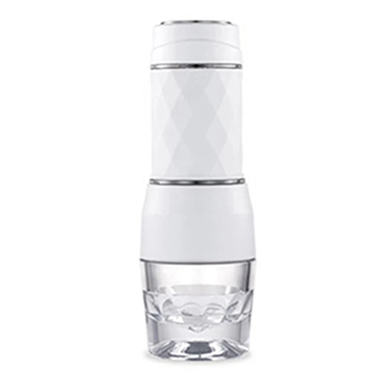 

Portable Manual Coffee Machine Manual Pressure Capsule Nespresso Coffee Machine Accompanying Mini Coffee Cup Pot White