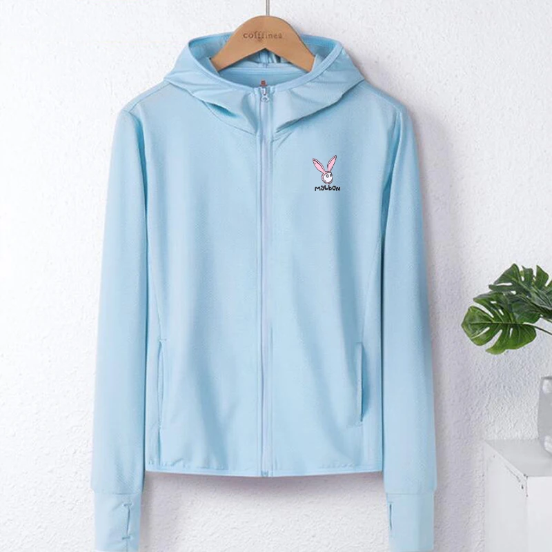 

Summer UPF 50+ UV Sun Protection Golf Clothing Men Women Golf Jackets Zip Hoodie Long Sleeve Breathable Outdoor MALBON Golf Wear