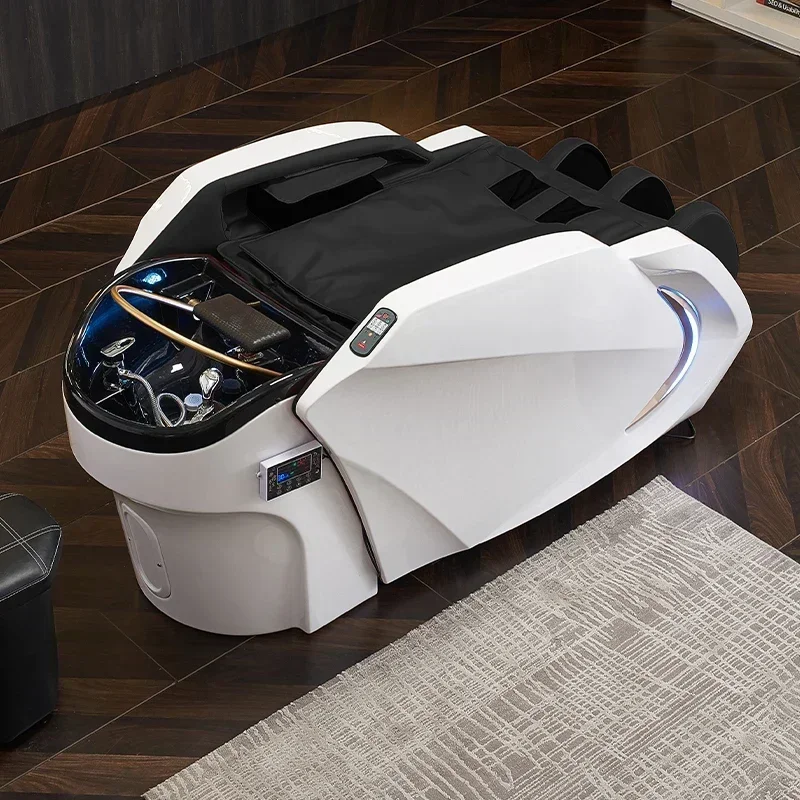 Электрическая умная массажная кровать с шампунем косметическая парикмахерская