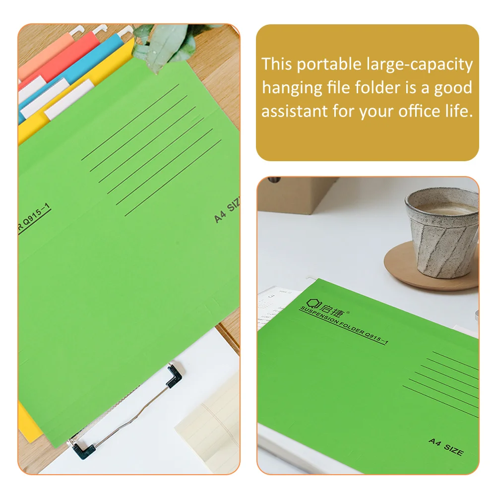 10-шт папка папки для файлов подвесные портативные квитанции утолщенные