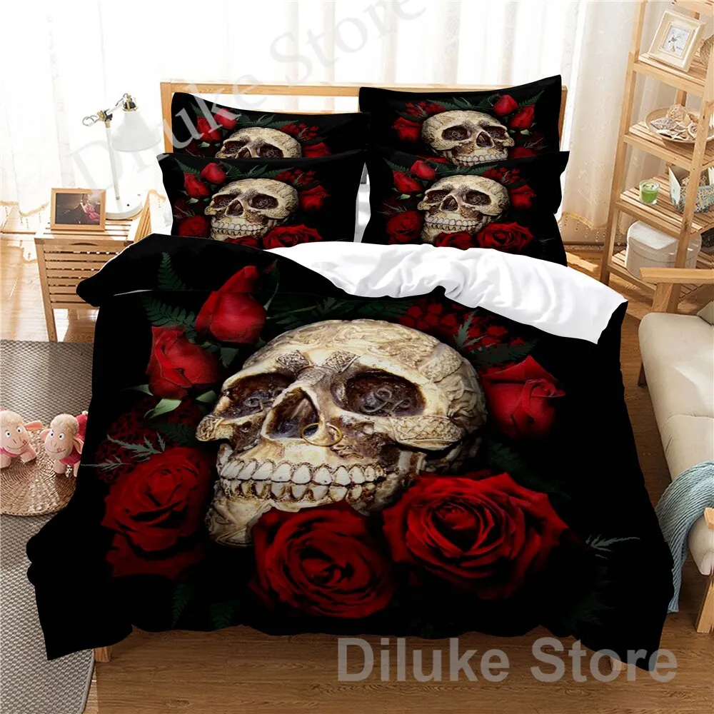 

Red Rose Bedding Set Quilt Duvet Cover Comforter Pillow Case 3D HD Double Full King Queen Twin Single 3PCS 2PCS Bedroom Flower