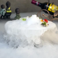 environmental health creative dry ice glass cooking tableware luxury hotel dishes salad bowl hollow vessel molecular handmade