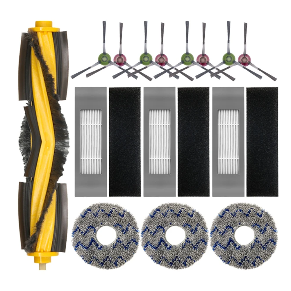 

Лучшие предложения 15 шт. основная боковая щетка фильтр Швабра Ткань для робота-пылесоса Ecovacs Deebot T10 Turbo Запчасти для уборки дома