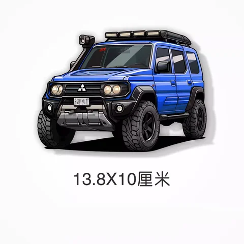 Автомобильные наклейки для Pajero IO, ограниченная серия, модели для кемпинга, гоночных транспортных средств, аппликация, наклейки на окна, кузов