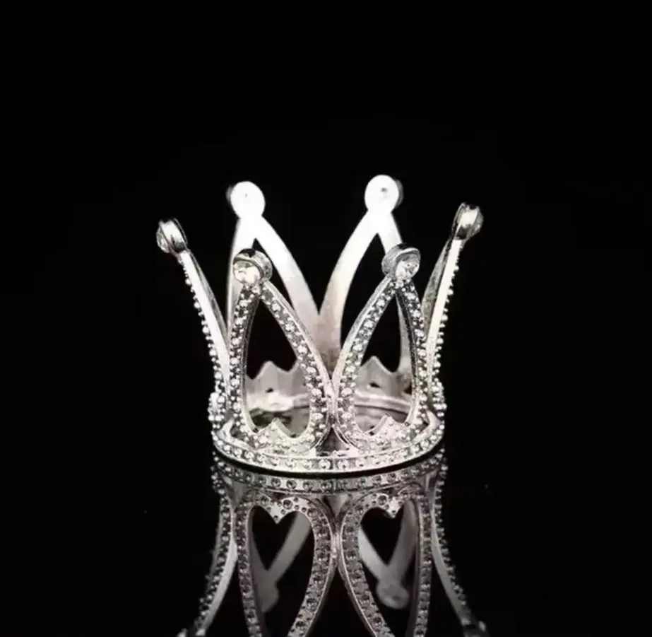 Серебряный хрустальный шар основа в форме короны металлическая сфера подставка