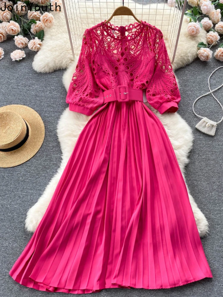 

Nomikuma Vestidos De Mujer Casual Elegante Summer Hollow Out Lace Hollow Out Dreess Women Sexy Vintage Fashion Bandage Dress