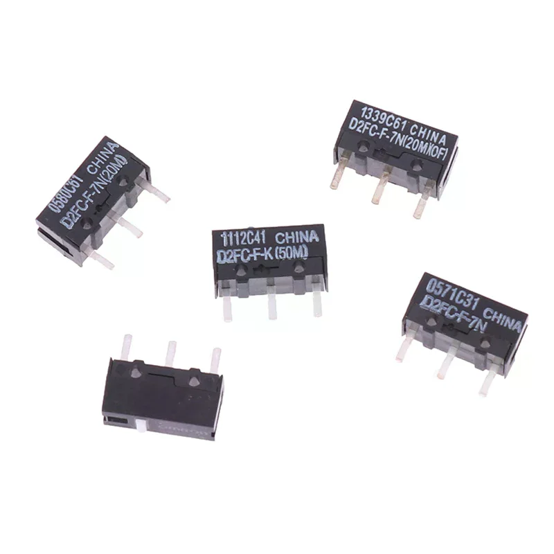 Фото Микропереключатель для мыши D2FC-F-7N 10M 20M (аналог D2FC-F-K(50M)-RZ, D2F, D2F-01, D2F-01F, D2F-L, D2F-01L, D2F-FL, D2F-F-3-7) №4