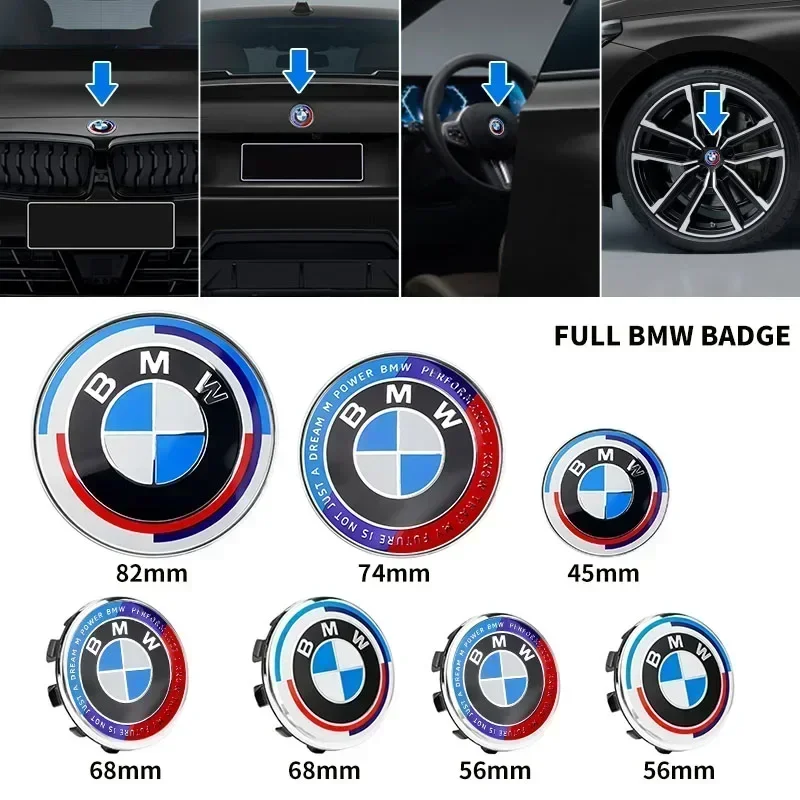 45/56/68/74/82 мм 50-летие выпускной значок наклейка с логотипом переднего и заднего