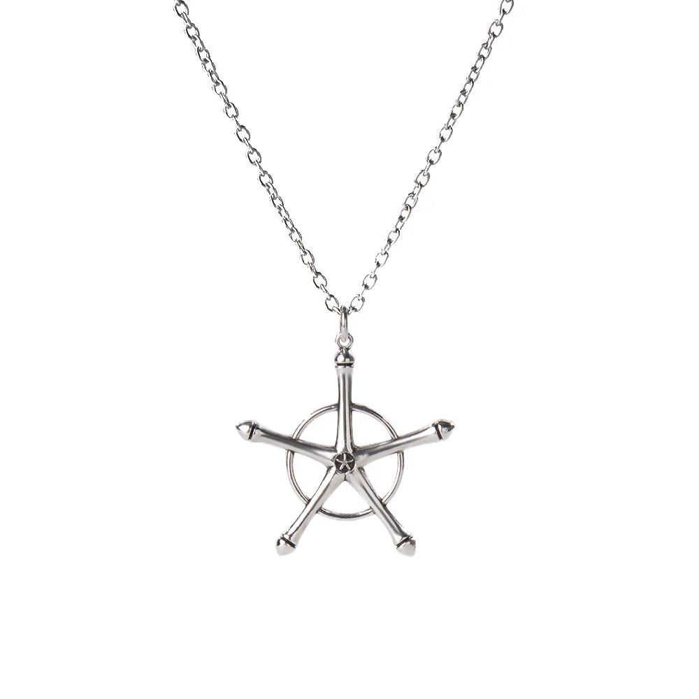 

Anime Bleach Necklace Quincy Ishida Uryuu Cosplay Amulet Chain Bracelets Pendant Jewelry Accessories Gifts