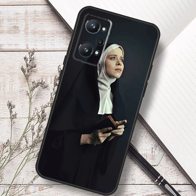 Фото Чехол Girl Sister Style Nun Sexy для Realme 14 13 10 11 12 Pro Plus GT 7 Pro 6 5 GT 6T C67 C61 C55 C53 C51 C21Y C25S C75 №5