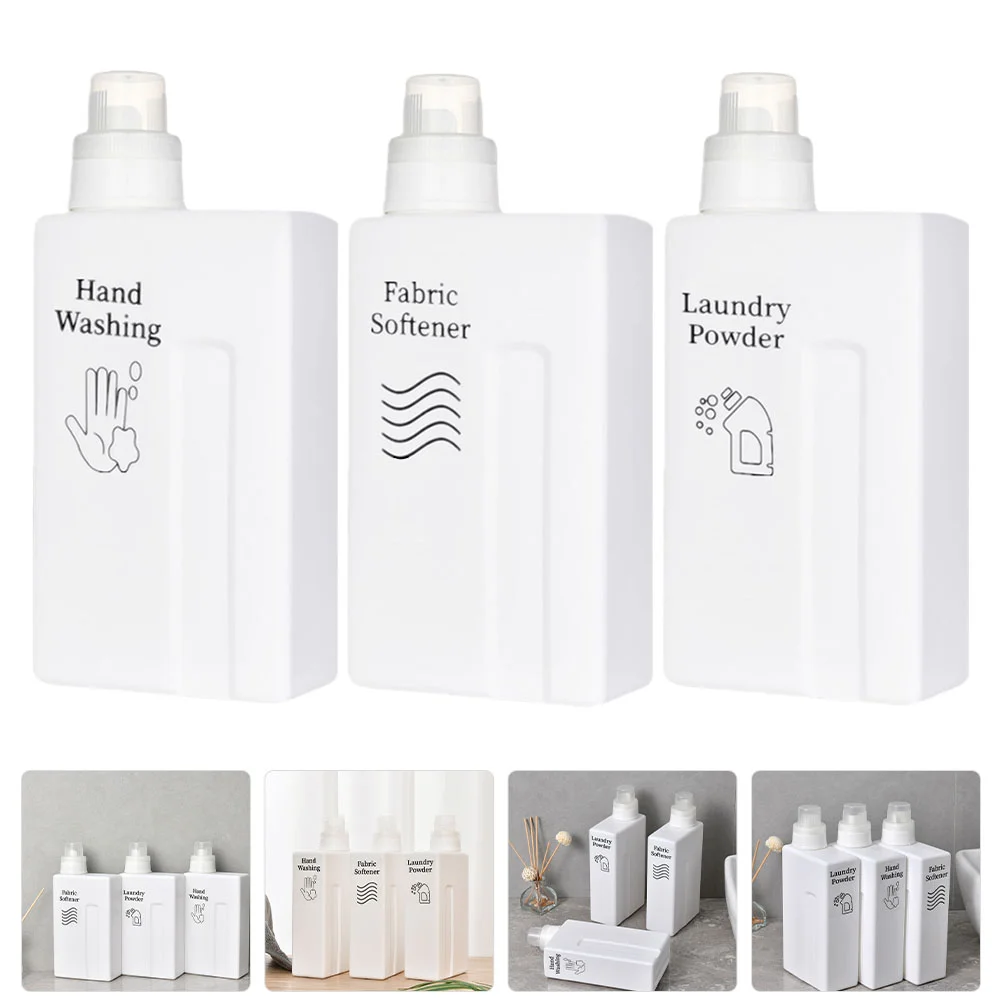 

Laundry Dispenser Detergent Container Powder Soap Bottle Washing Holder Canister Booster Beads Bottles Empty Refillable Liquid