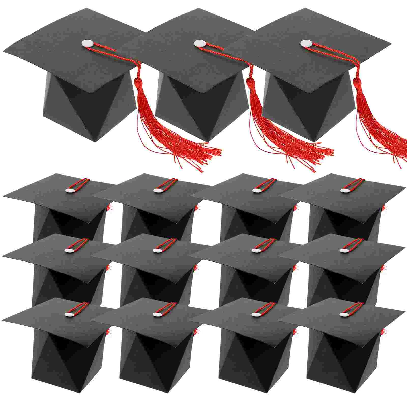 

Graduation Box Candy Party Gift Cap Favors Boxes Decorations Treat Case Doctoral Hat Packaging Gifts Wrapping Paper Guests Favor