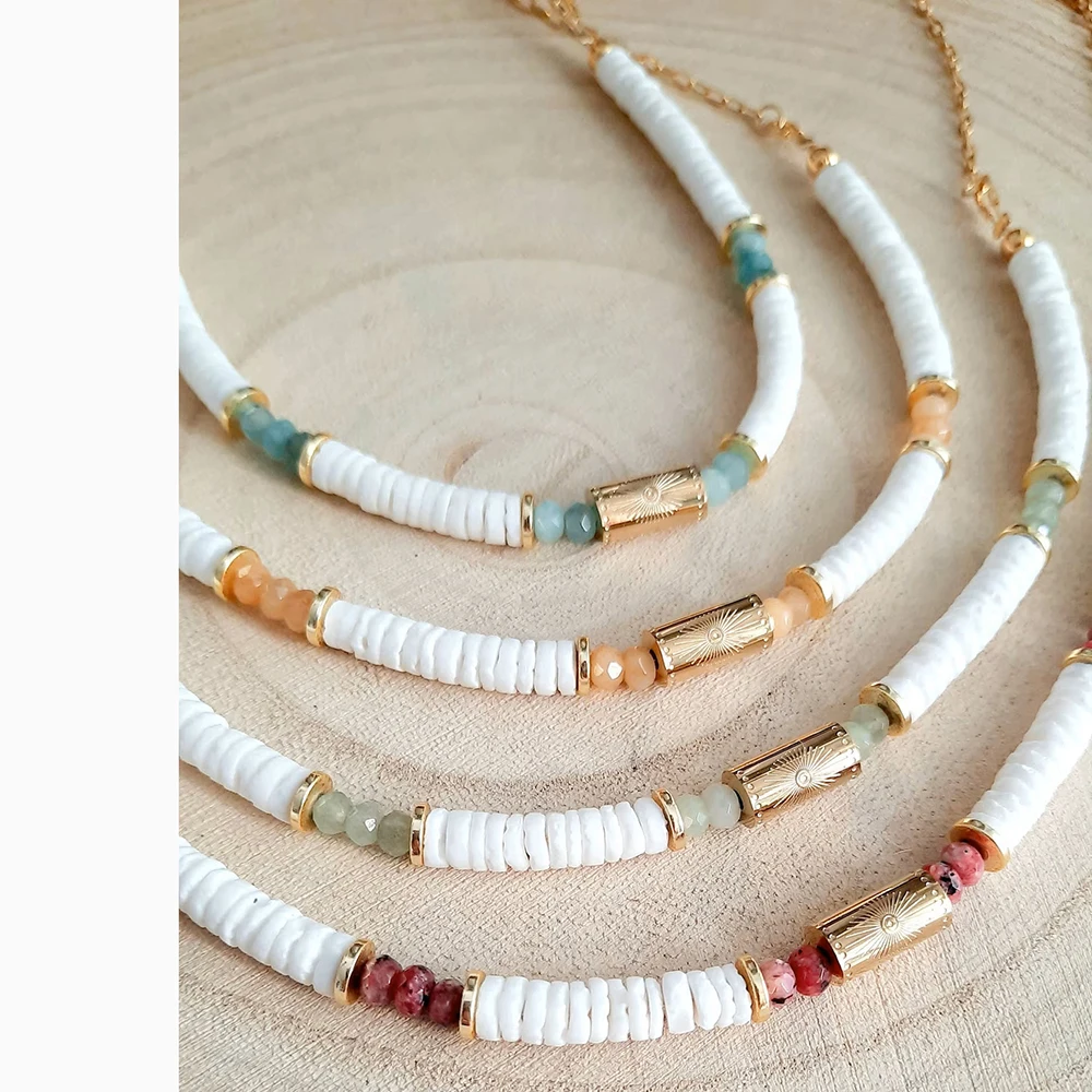 Амулет для ожерелья в стиле бохо хлопковый шнур с пресноводным жемчугом и эмалью