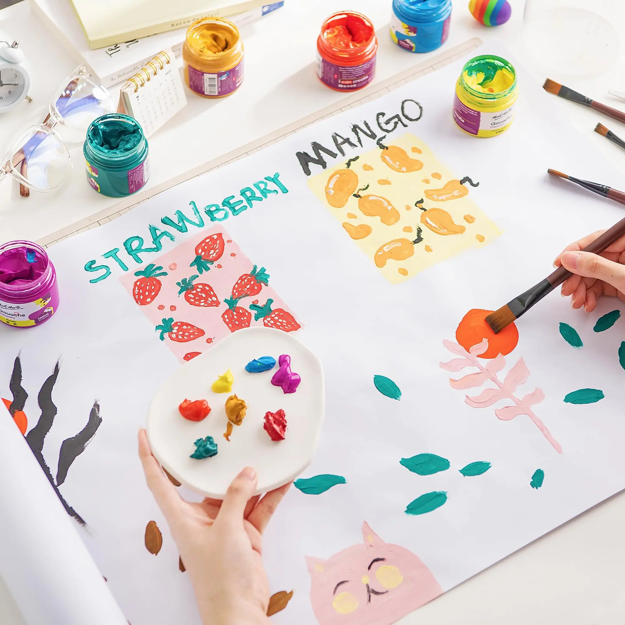 50 см белая крафт-бумага экологически чистая упаковочная бумага предотвращение