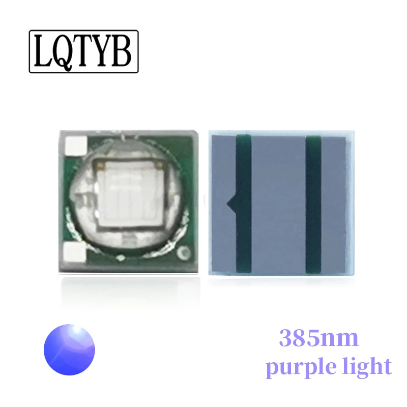 

XPE3535 High Power SMD LED Lamp Beads Purple Light Lamp Beads 380-385nm Purple Light UV Curable Nail Art Lamp Beads