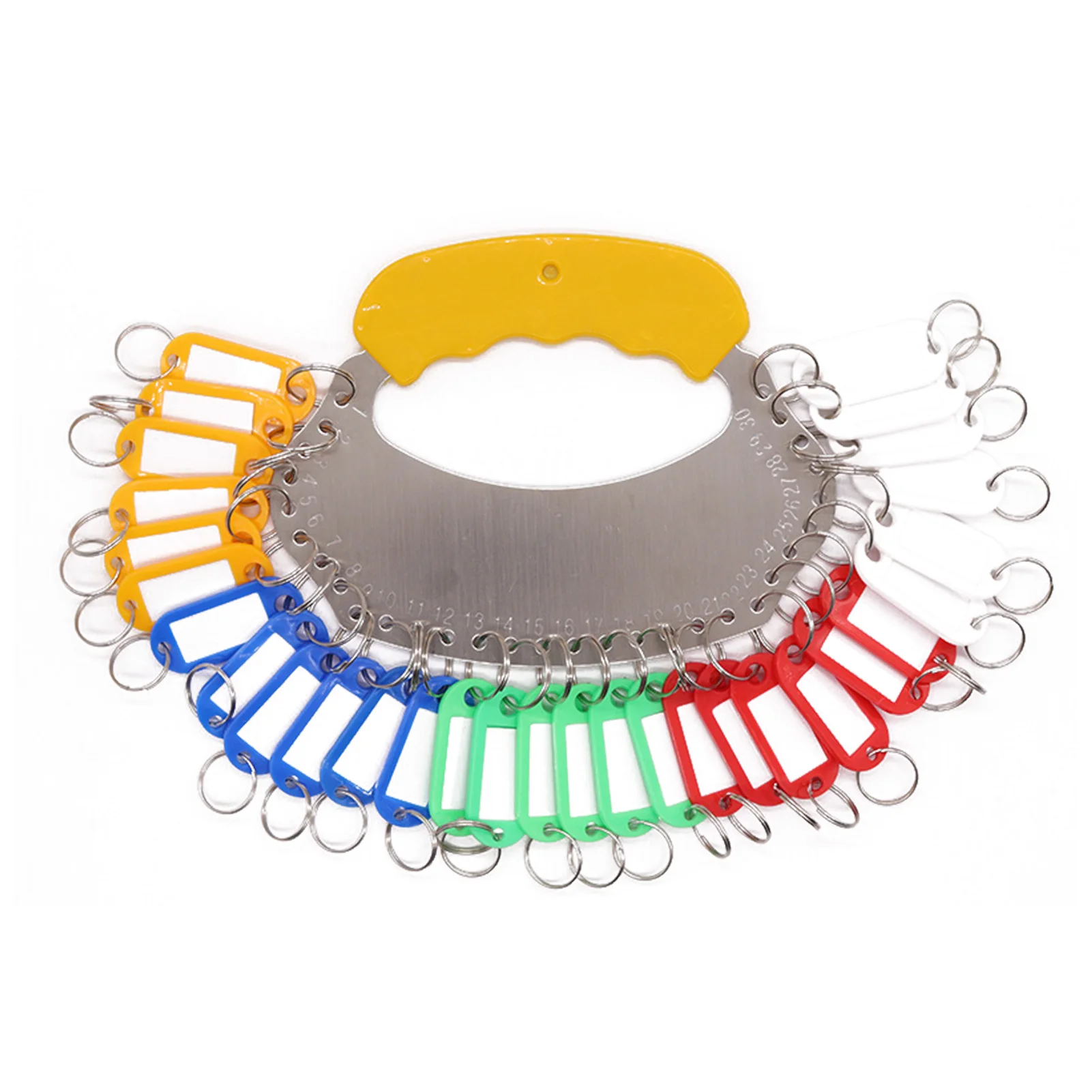 

Компактный брелок-органайзер из нержавеющей стали с защитой от потери