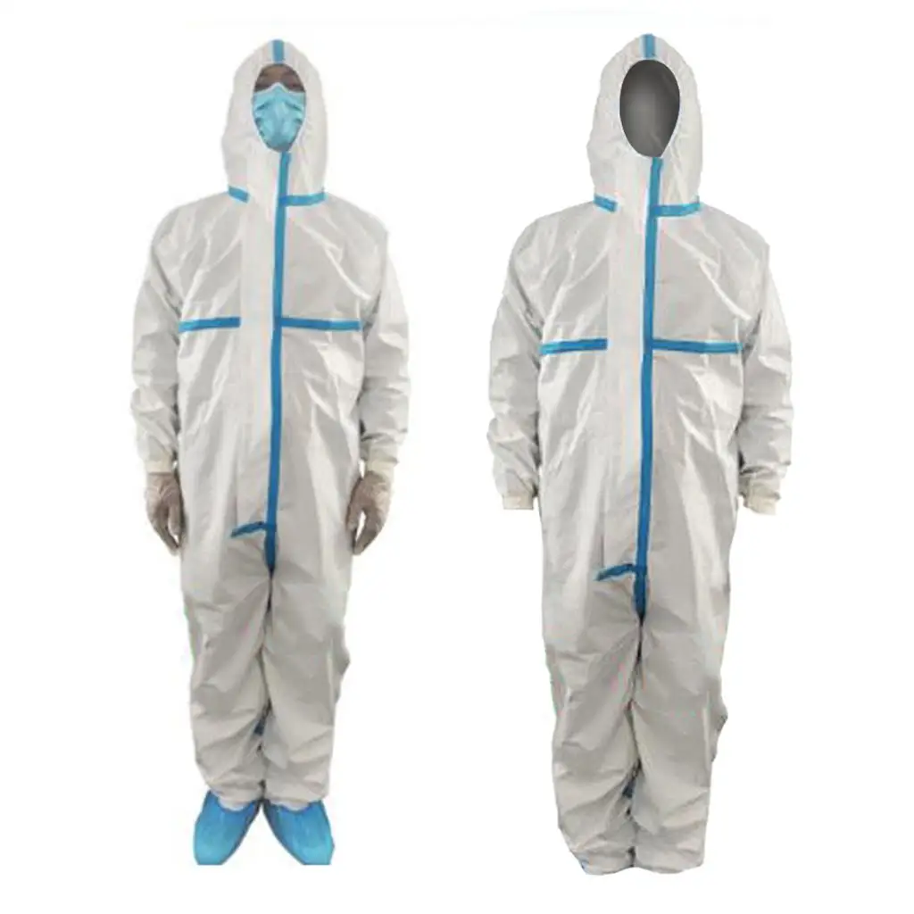 

Medical Reusable Safety Coverall Suit Full Protection Suits Protective New