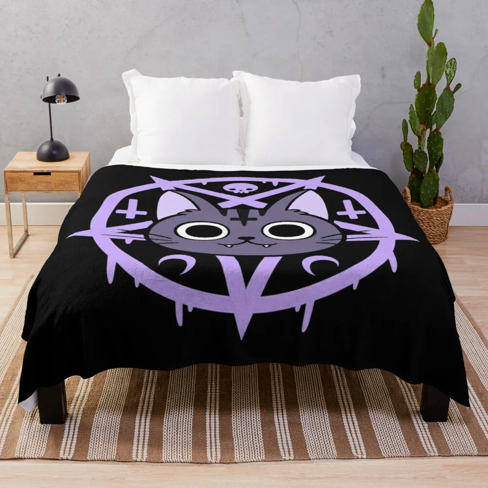 

Черное одеяло Meowgic 03 | Роскошное Одеяло Nikury, комфортное одеяло для приема, пушистое одеяло s