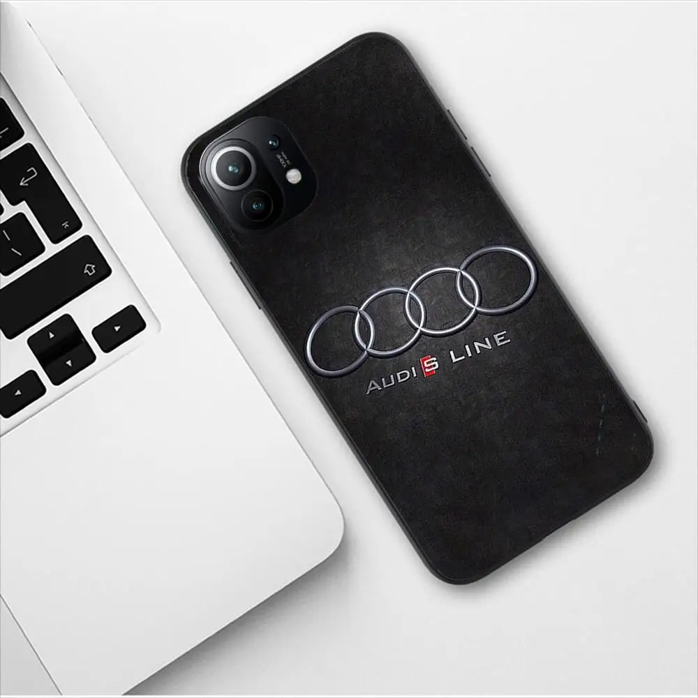 Sports Car Audi Luxury Phone Case For Xiaomi 13 12 11T 9 11 10C 9T 8 9SE 11i Lite Ultra Note10 Poco F3 M4 M3 Pro New Phone Cover