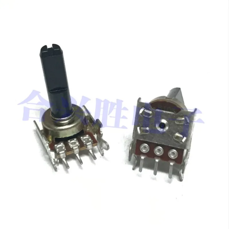 1 шт. 121-поворотный потенциометр одинарный B10K со средней точкой усилитель