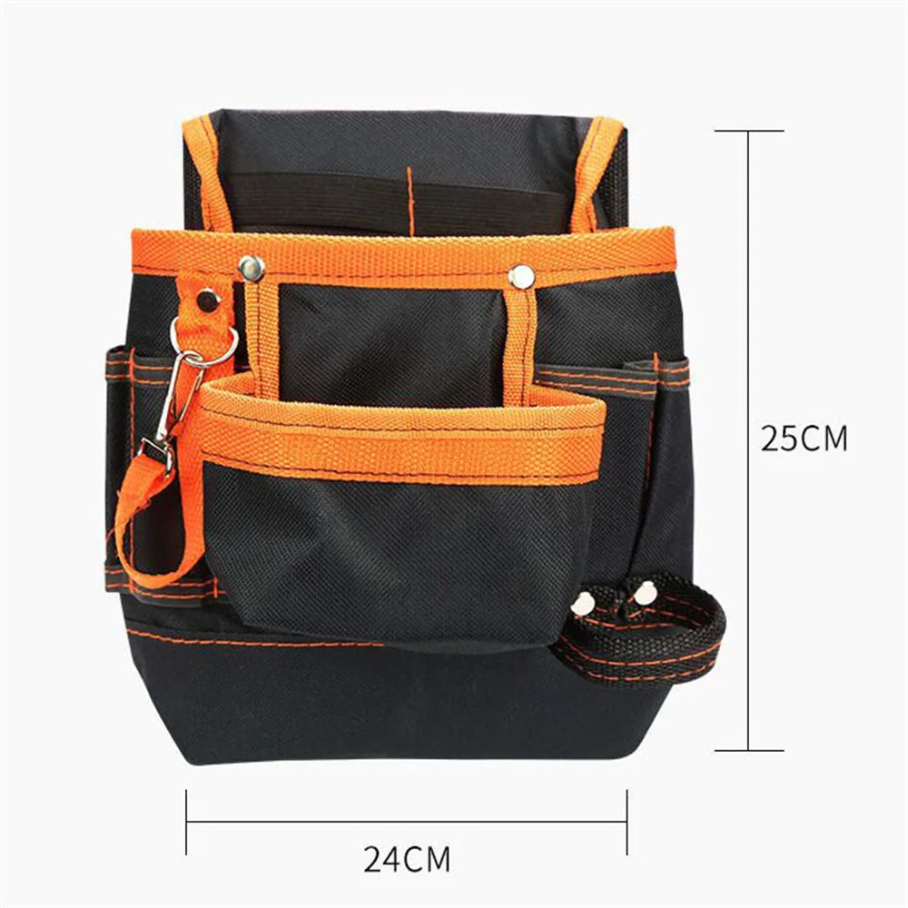 Multifunctional Pocket Tool Bag Belt Strong Buckle Electrical Tools Storage Bag Oxford Cloth Hand Tool Bag