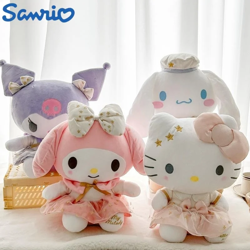 

Genuine Sanrio Platinum Series Kuromi Hello Kitty Melody Cinnamorroll Plush Toy Soft Stuffed Doll Birthday Gift Toy For Children