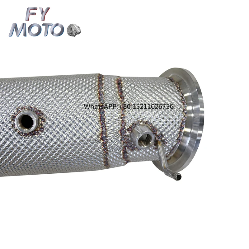 Для BMW G05 X5 G06 X6 20+ 3.0T B58 OPF водосточная труба с теплозащитным экраном