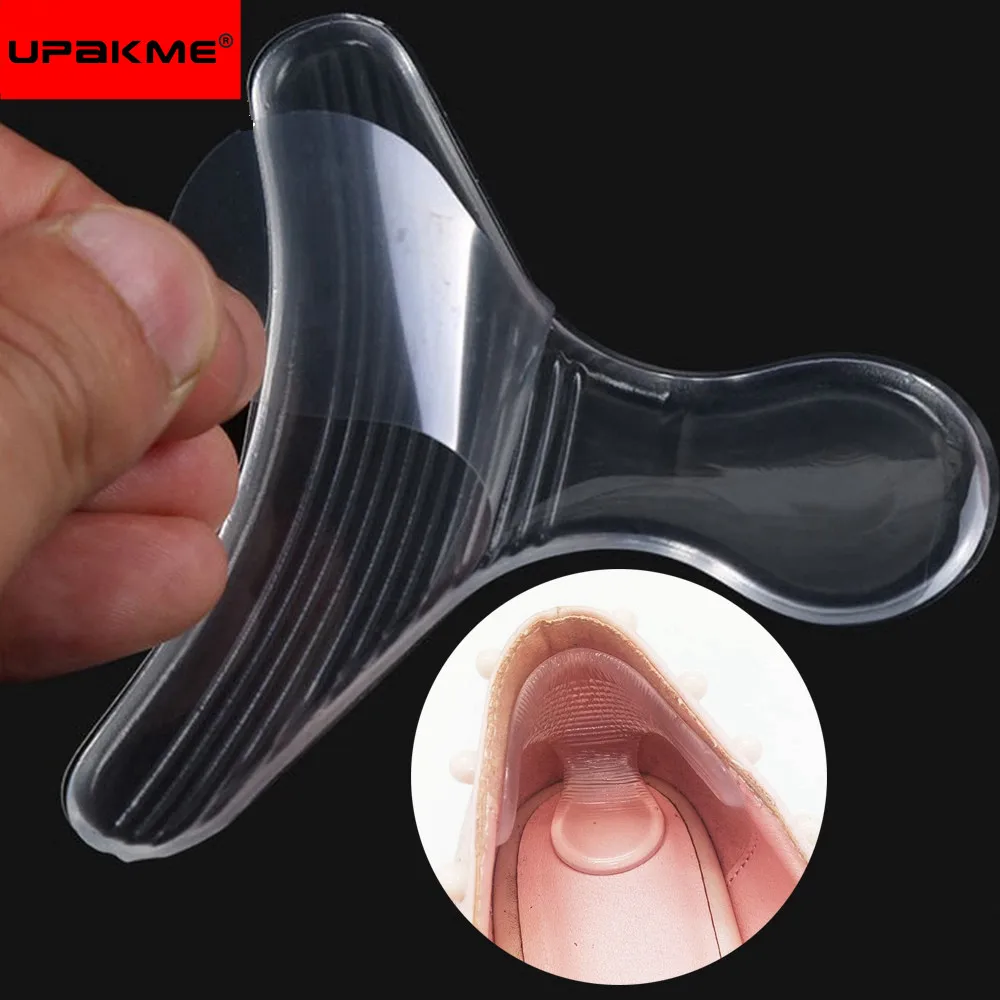 

UPAKME New 1Pair Silicone Gel Heel Protectors Soft Silicone Insert Heel Liner Grips High Heel Comfort Pads Feet Care Accessories