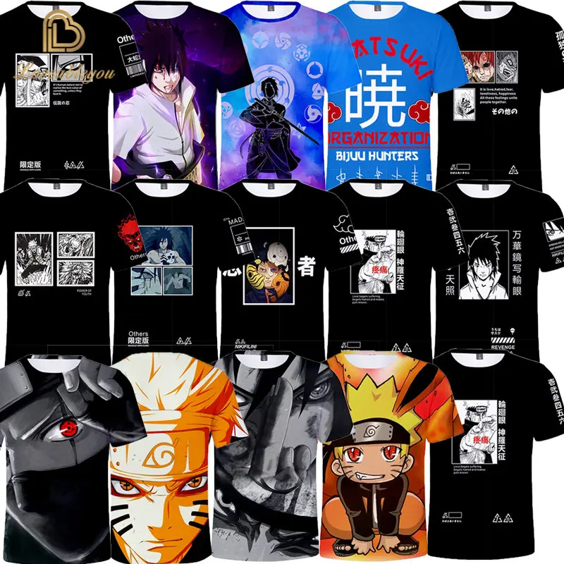 

Summer Anime Naruto Hatake Kakashi Red Cloud 3D Print T shirt Cosplay Unisex Tees Short Sleeve T-Shirt Kids Adult Tee Shirts Top