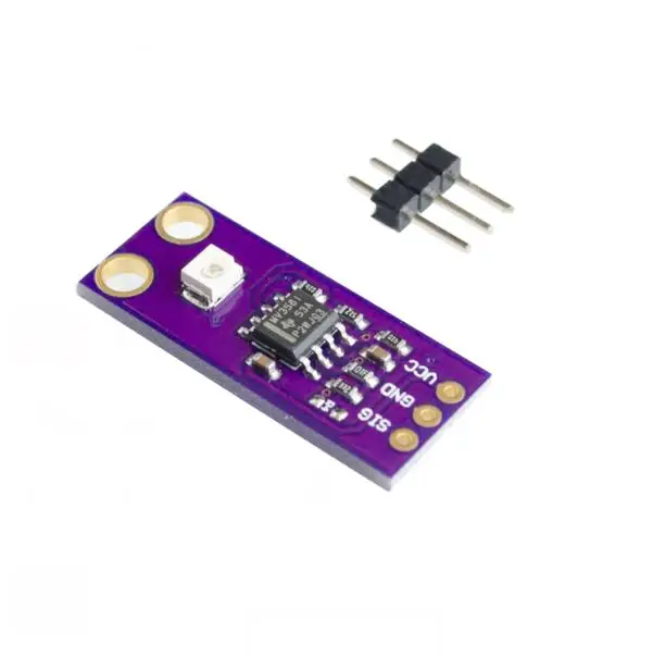 

GUVA-S12SD UV Detection Sensor Module S12SD Light Sensor Diy Kit Electronic PCB Board Module 240nm-370nm For Arduino