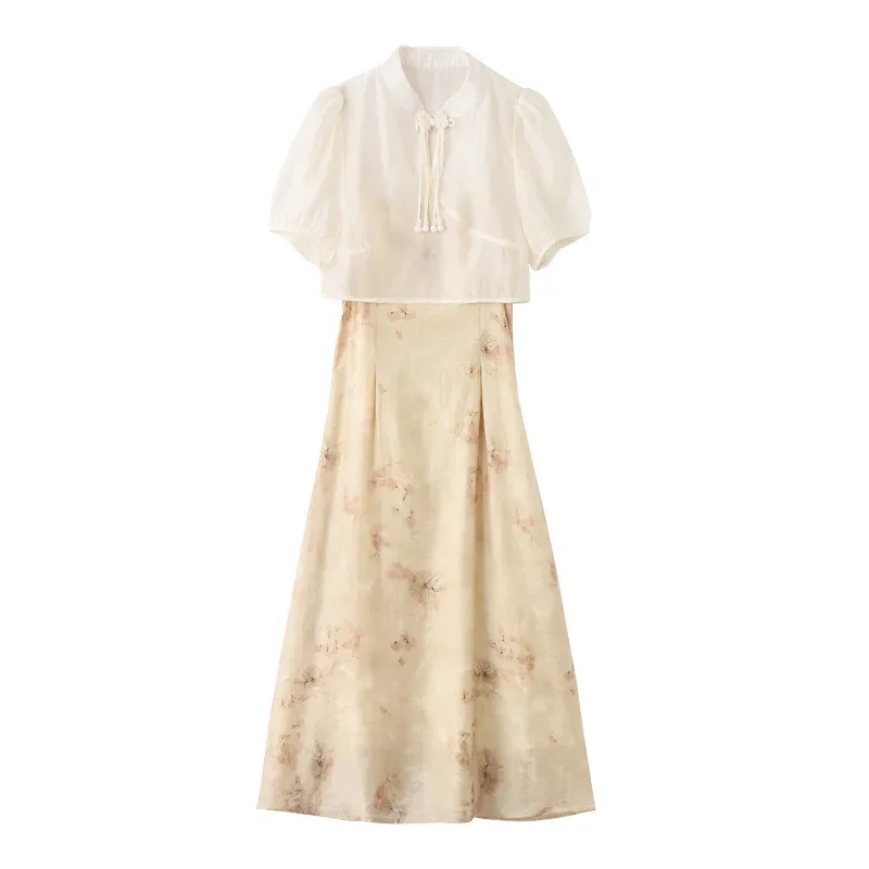 Модное лето 2024 юбка-карандаш Topsank Dj5831 комплект из 2 предметов утягивающее женское