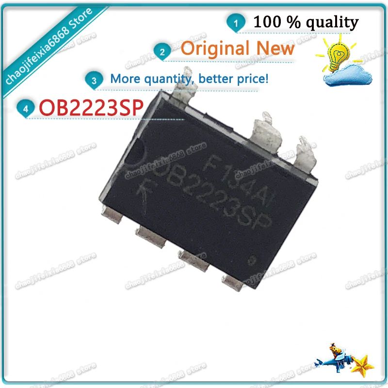 5PCS/lot! OB2223SP OB2223S DIP-7 OB2223 OB2223AP DIP7 Common power chip AP for induction cooker | Integrated Circuits