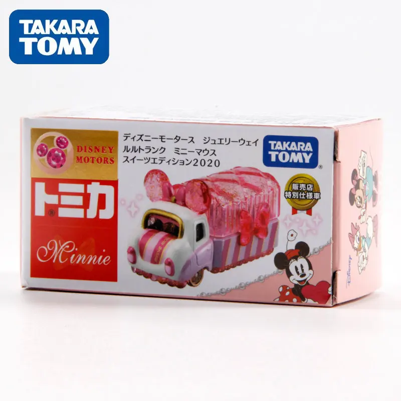 

Takara Tomy Tomica Disney Motors ювелирные изделия Way Lulu багажник Минни металлические Литые машины коллекция