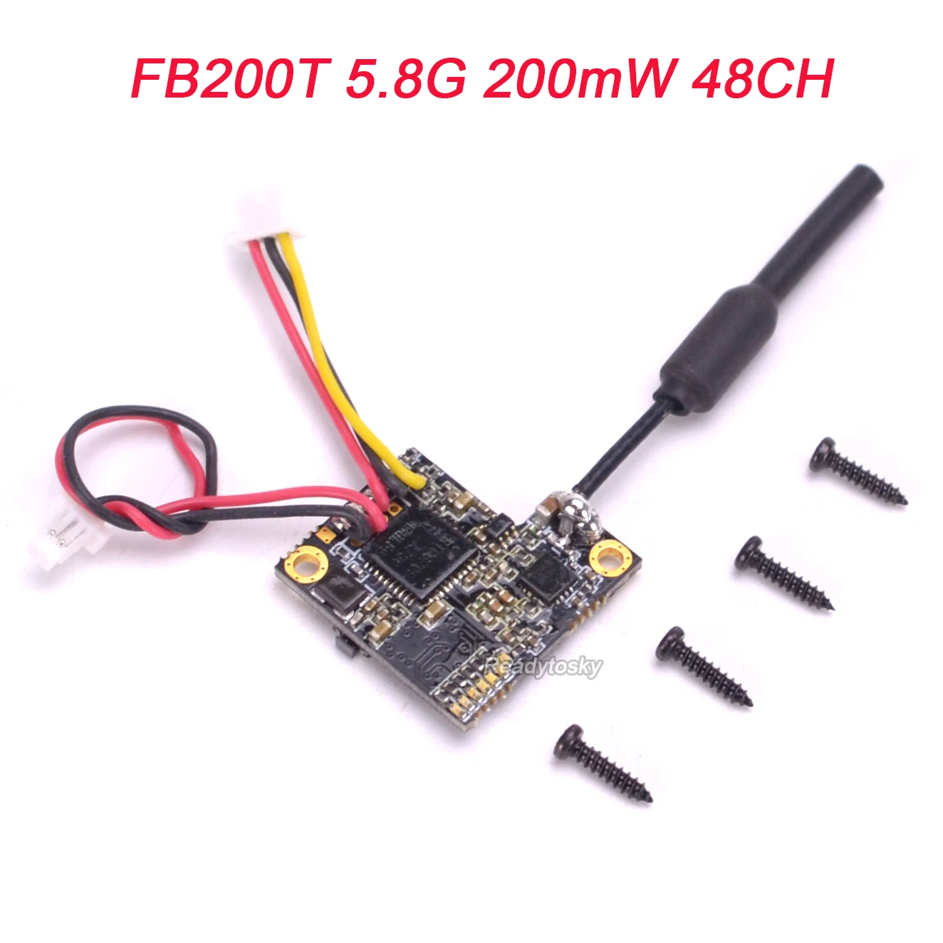

Высокое качество FB200T 5,8G 200mW 48CH супер Миниатюрный FPV передатчик, совместимый с w/ Runcam Micro / Mini Control Quadcopter
