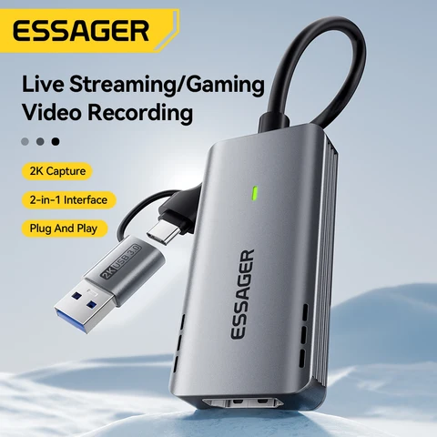 Essager Карта видеозахвата USB3.0 4K
