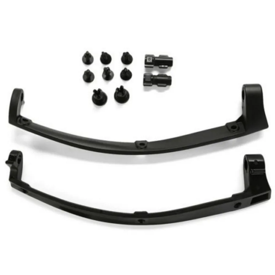 Дефлектор воздуха на лобовое стекло мотоцикла с боковым крылом регулируемый для