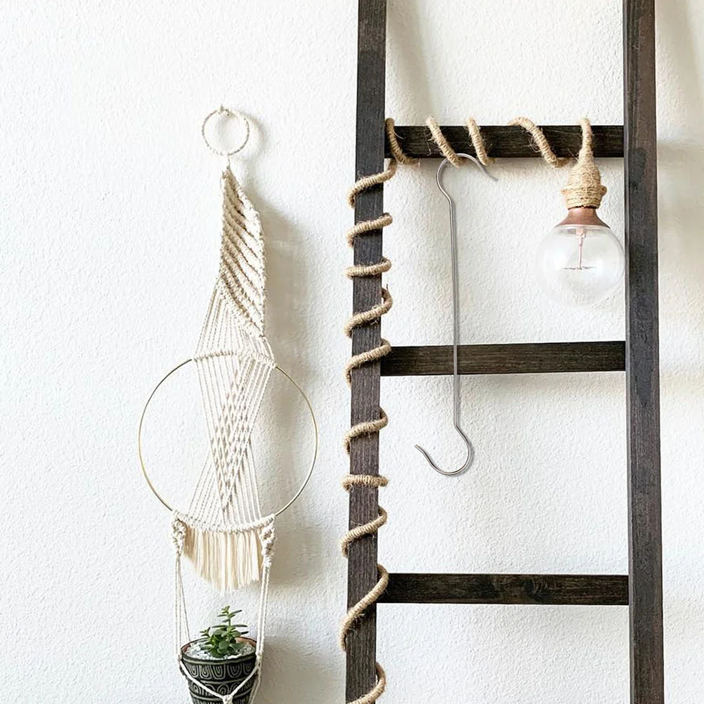 

Hook Hooks Planter Bird Feeder S Heavy Steel Stainless Rack Pot Christmas Lantern Kitchenware Chime Wind Hangers Utensil Shaped