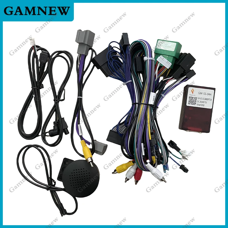 

Автомобильный 16-контактный адаптер жгута проводов Canbus Box декодер для Buick Envision Verano Chevrolet S10 Colorado Android кабель питания