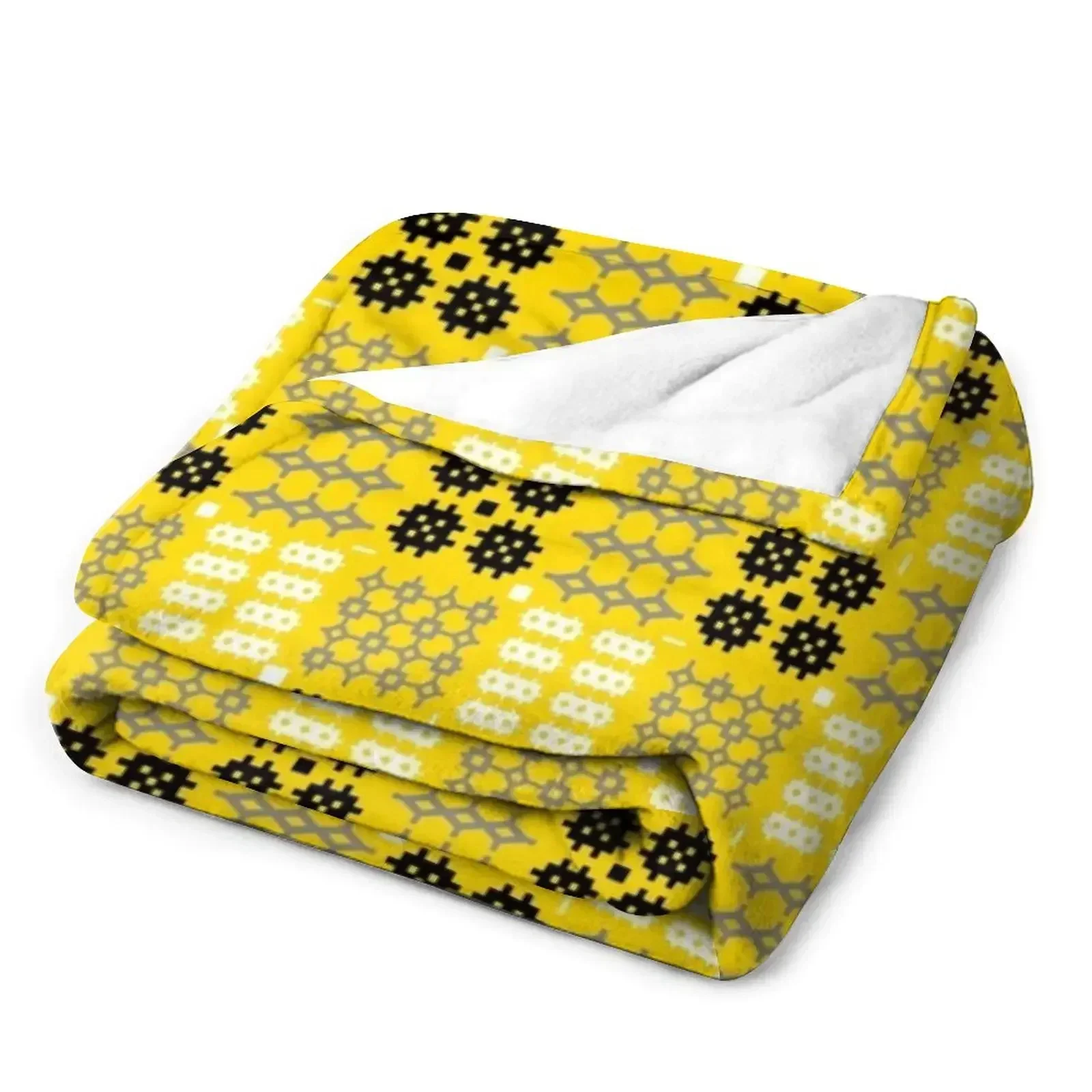 Валлийский гобелен с узором Carthen quattro Cym markii (золото) Декоративное одеяло