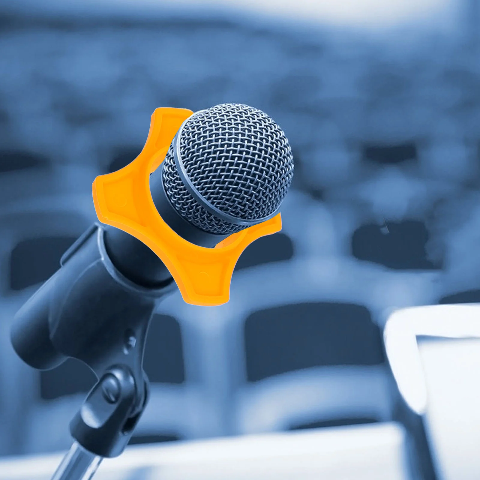 5 шт. силиконовая подставка для микрофона противоскользящее круглое кольцо