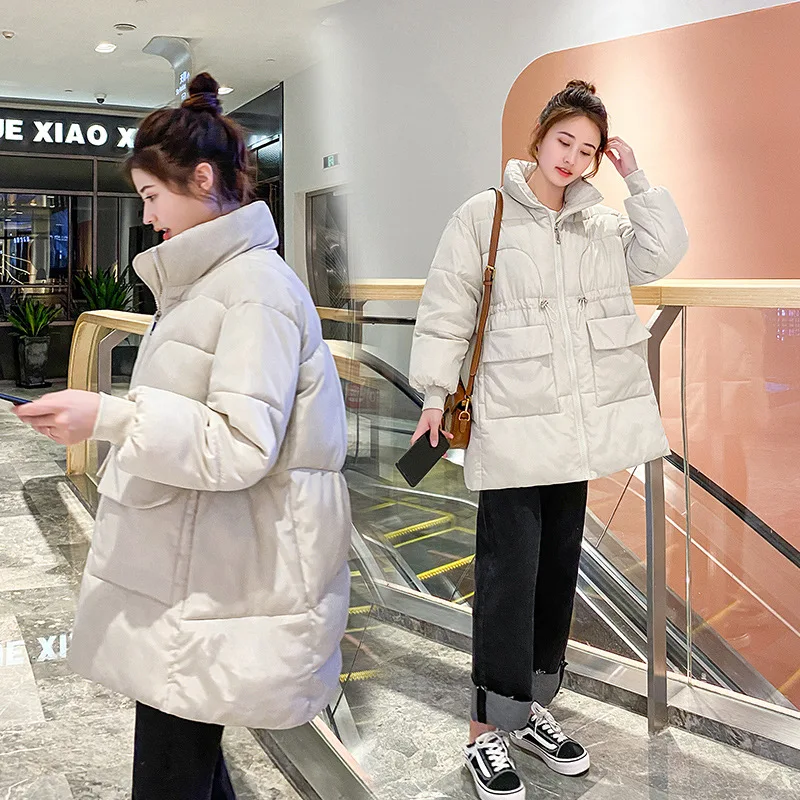 Winter Women's Cold Coat Parkas Medium Long Padded Jacket Plus Size Super Hot Coat Cheap Wholesale Snow Outercoat Fashion New