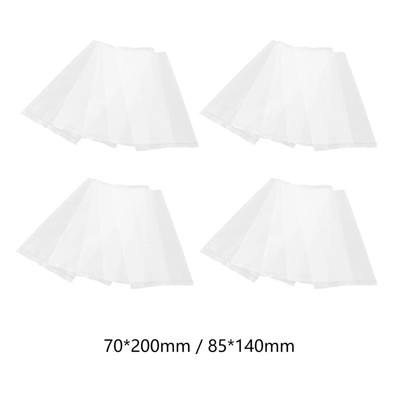 

20Pcs Pva Fishing Mesh Bags Quick Water Soluble Carp Fishing Equipment Tackle Kit for Solid Baits Accessories for Bait Throwing